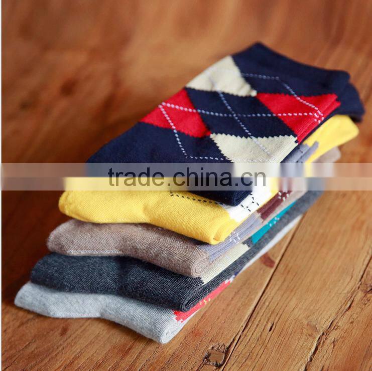 Grid business men socks wholesale