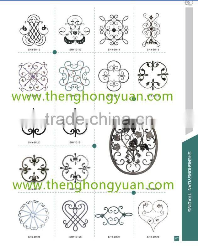 China supplier cast iron products forged wrought iron for fence
