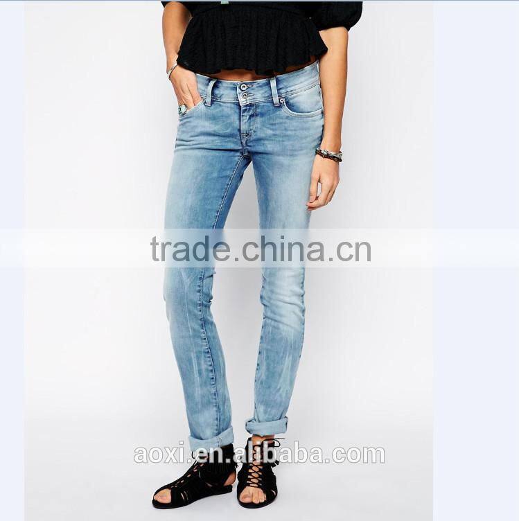 2015 fashion jeans women pop betty jeans ladies classic blue straight beg ripped boyfriend jeans