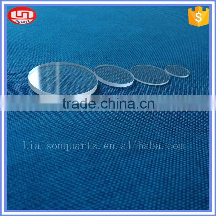 Small diameter and thin Quartz glass plate