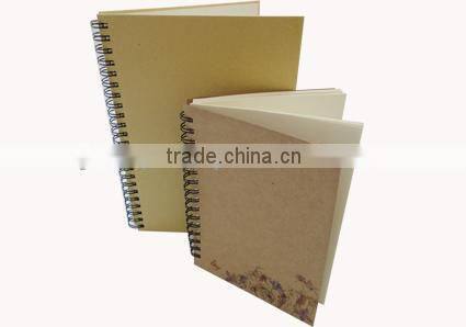 Recycled Wire-o Binding Paper Kraft Notebook Sale For Students