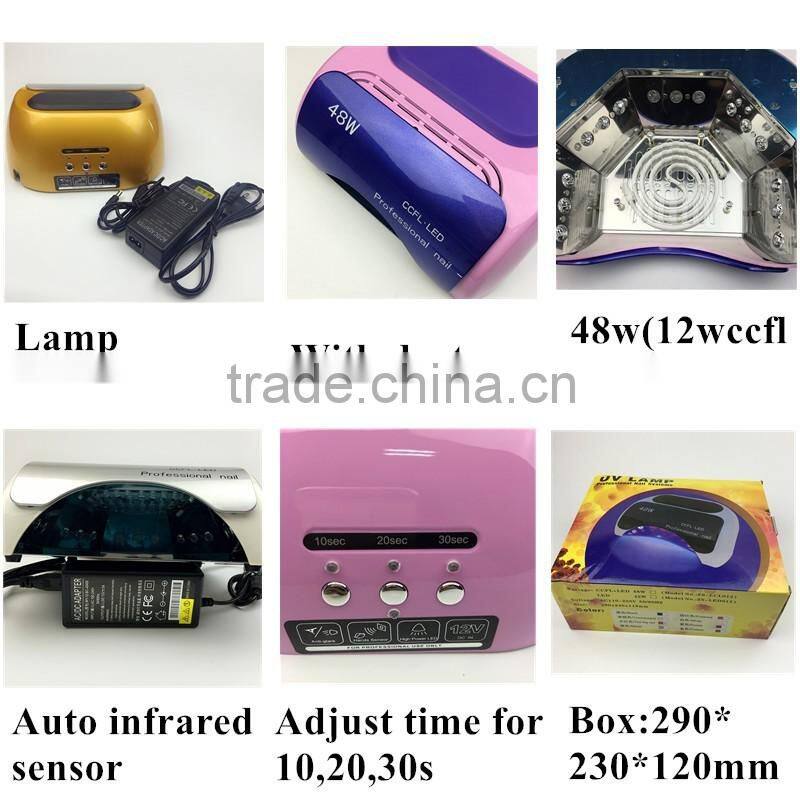 ce & rohs uv led nail lamp sensor led ccfl nail lamp uv nail lamp 36w 110v finger uv led gel lamp nail dryer
