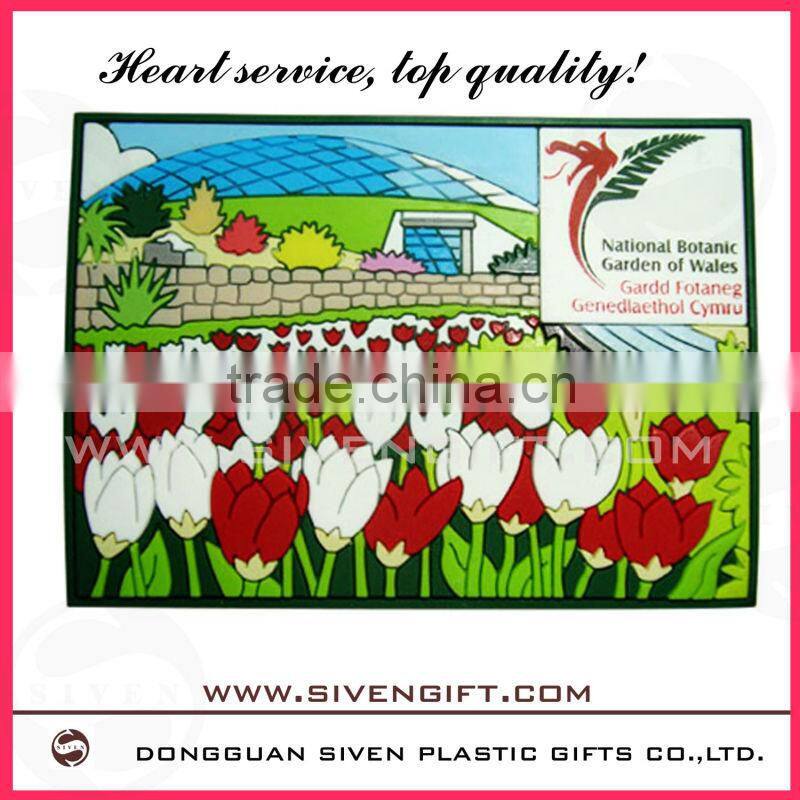 High Quality 3d pvc pretty girl fridge magnet