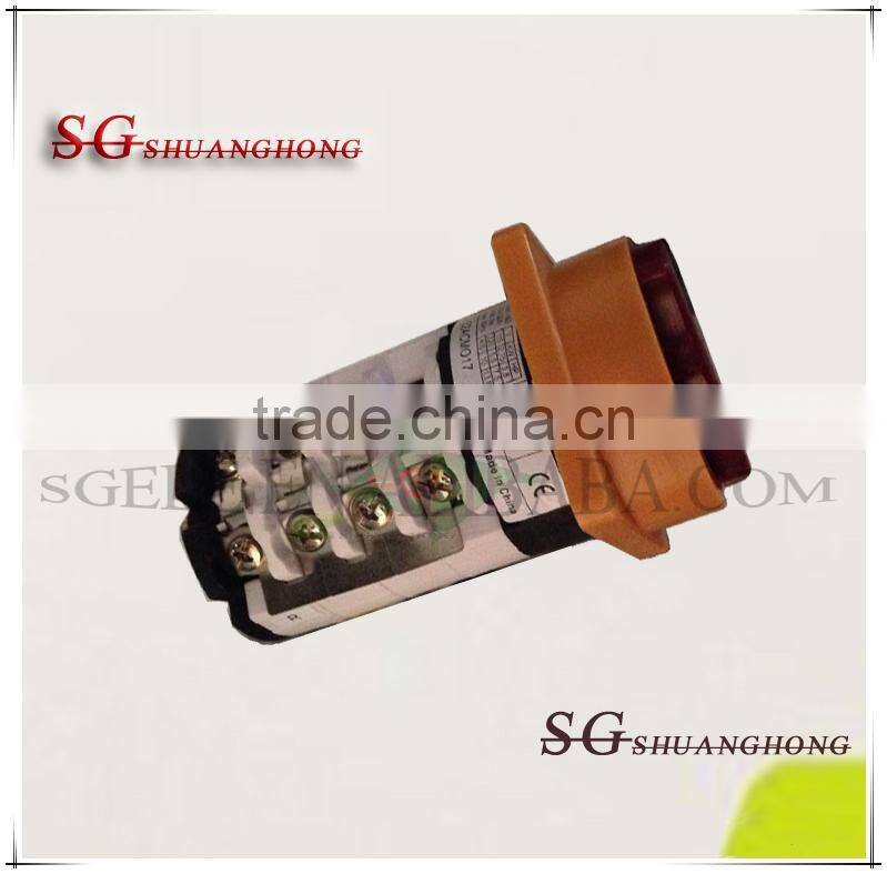 ROTARY SWITCH with face plate face PANEL 32A 3POLE Selector changeover transfer switch