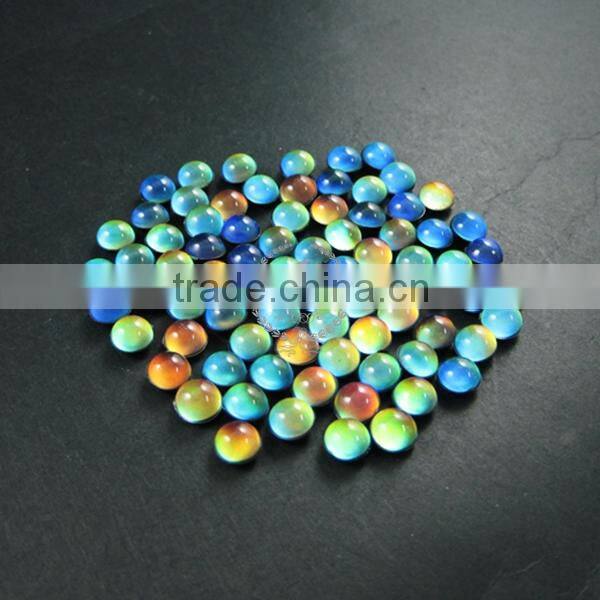8mm color change round mood cabochon for DIY mood rings,charms supplies fingdings 4110119