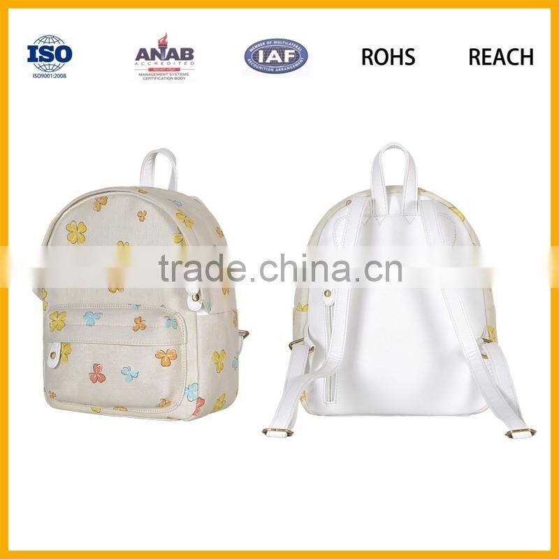 Leading Manufacturer Korean Designer Girls Bag Backpack Schoolbag Leisure Bag