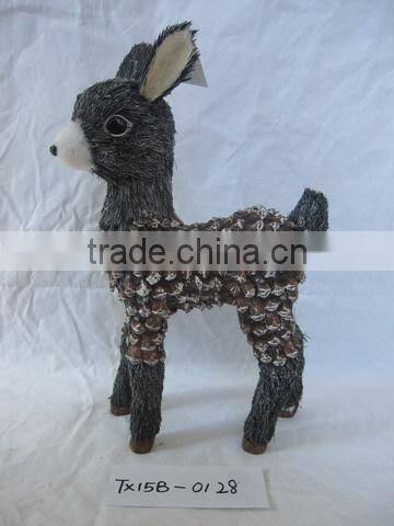 artificial DEER christmas ornament DECORATION