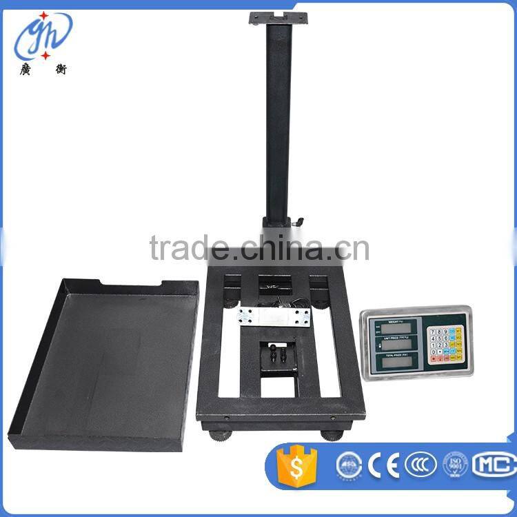 hot sale 150kg LCD dispaly mechanical platform scale pricing scale with CE certification
