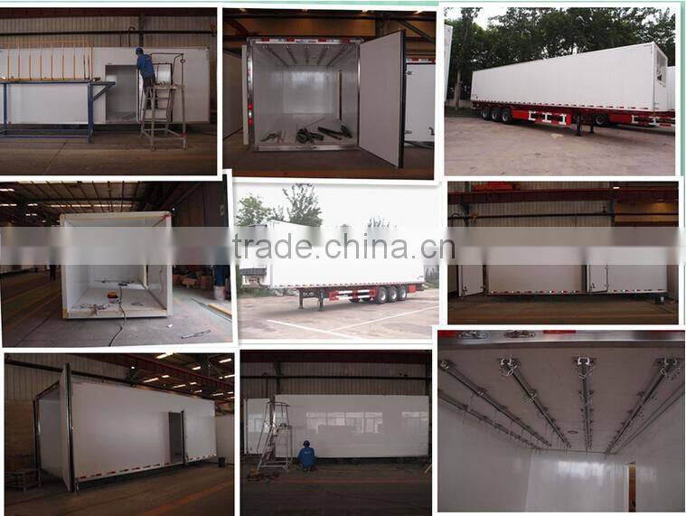 2015 New 30-50tons freezer truck trailer refrigerated trailer freezer van trailer for sale