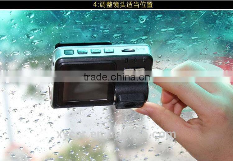 Hot sale 2.5 inch HD car DVR, Front/Rear dual lens car dvr recorder XY-9615