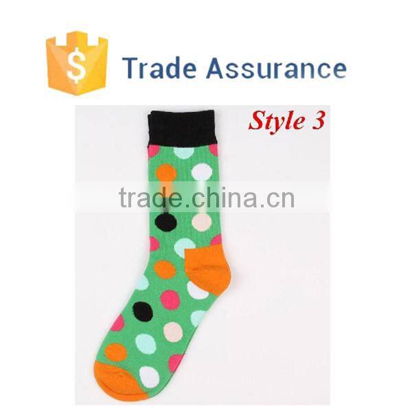 Custom Fashion High Quality Men's Dot Socks Men's Casual Cotton Socks Colorful Socks