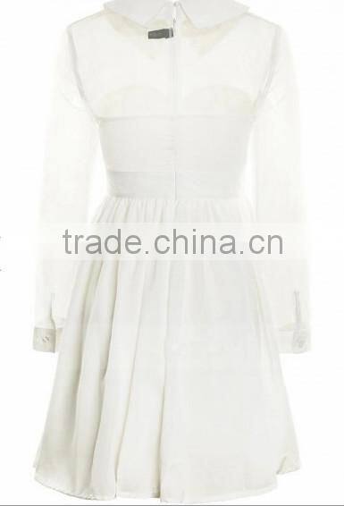 White Plain Lace Irregular Sleeveless Dress white dresses for women dress fashion