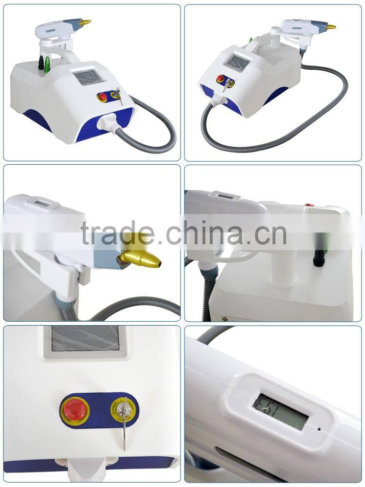 2016 professional laser tattoo removal machine price with CE certificate
