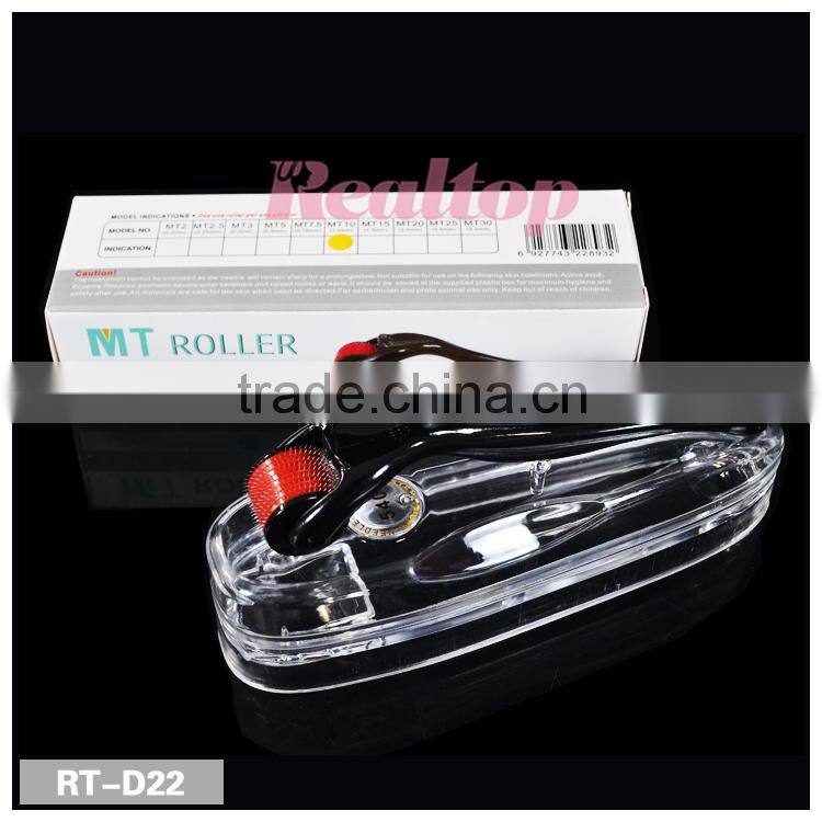 OEM Service Micro Needle Derma Roller Mezoroller Meso 540 needle For Skin Rejuvenation
