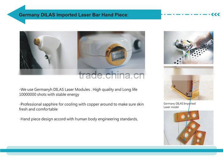 Powerful Germany Tec 808nm diode laser hair removal beauty equipment---DIDO-V