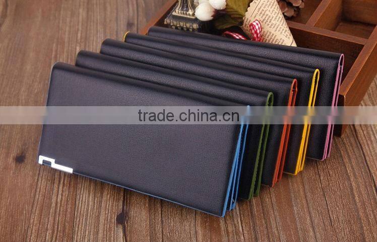 Wholesale Men's PU Leather Purse Money Checkbook Wallet Card Clutch Bag Long