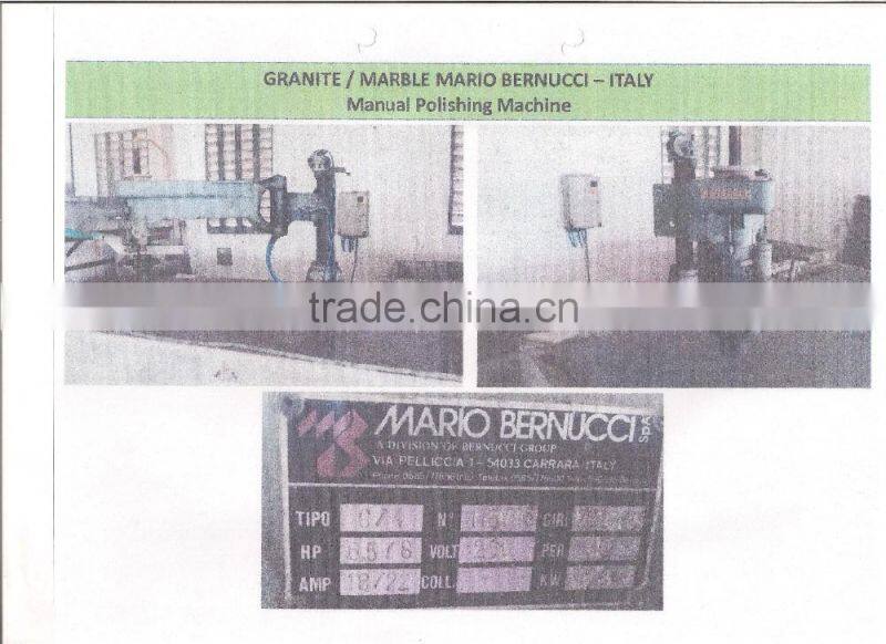 MOVING GRANITE/MARBLE BLOCK AND SLAB MACHINE FROM ITALY