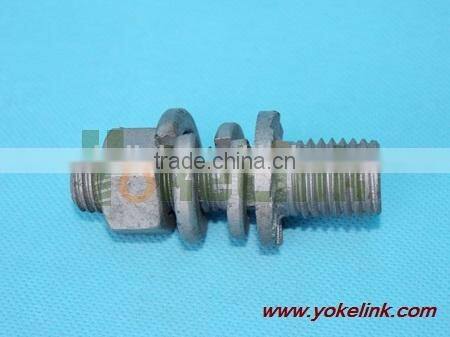 5/8'' HDG carton steel fastener line post short stud