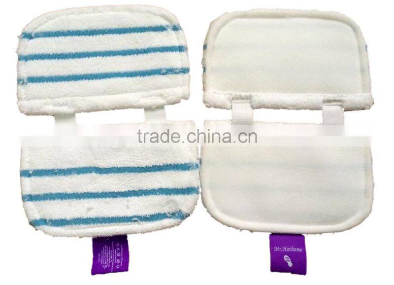 2016 White Steam Mop Pocket Replacement Mop pad