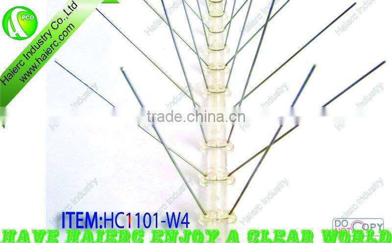 anti bird roosting spikes ss304 bird spikes on pc base metal anti bird spikes supplier