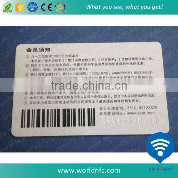 Color Printing Plastic Gift Cards