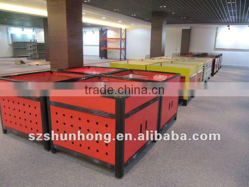 carbon steel single seat shopping cart trolley