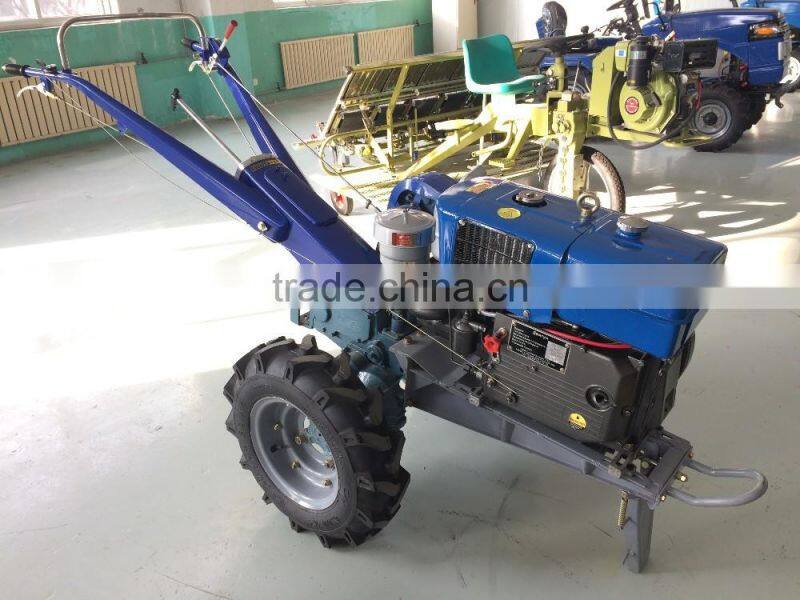 12hp walking tractor with trailer