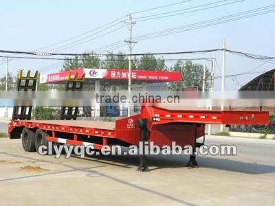 New 35ton low gravity flat semi vehicle trailers