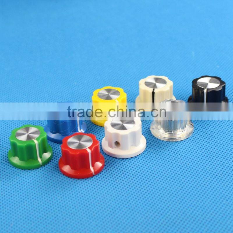 MF-A01P colorful guitar fluted plastic knob