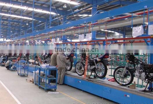 Motorcycle assembly conveyor production line