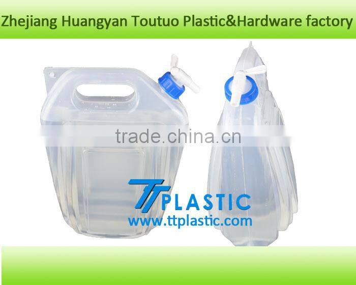 5L.10L.15L.18L.20Lwatter carrier hot sale the LDPE materail collapsible Clear plastic Camping water carrier