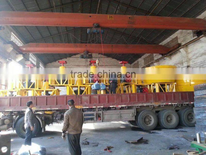 Grinding gold ore roller pan mill