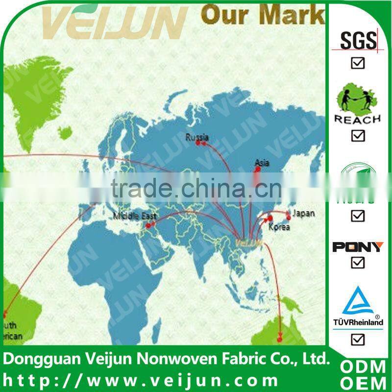 Printed Recycled polyester needle punched nonwoven fabric