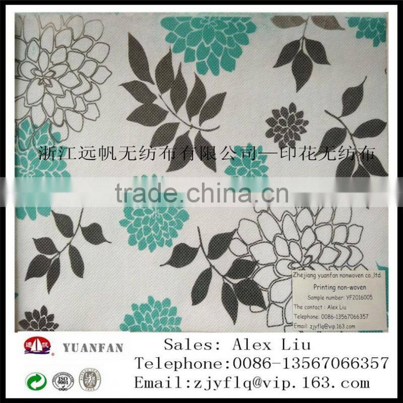 Printing Coloured Non-woven fabric used for Flowers packaging