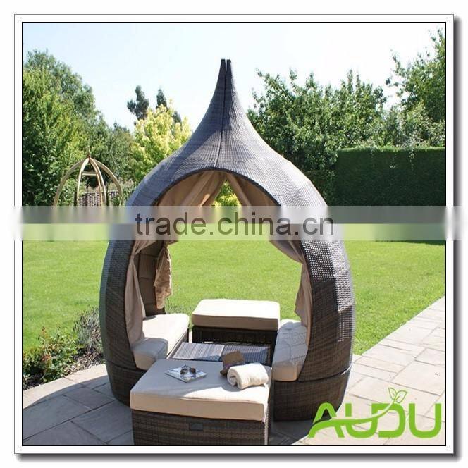Audu Rattan Outside Wicker Aluminium Garden Outdoor Daybed