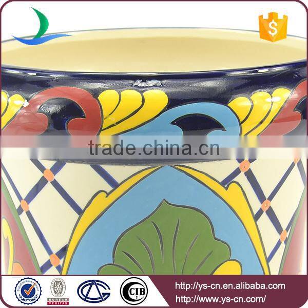 YSfp0001 Unique flower pot hand print designs for Europe market