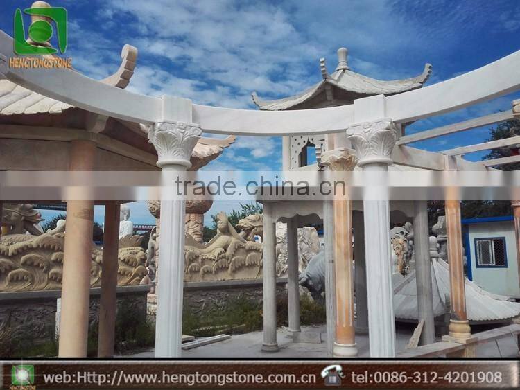 Natural Marble Garden Gazebo Pergolas For Sale