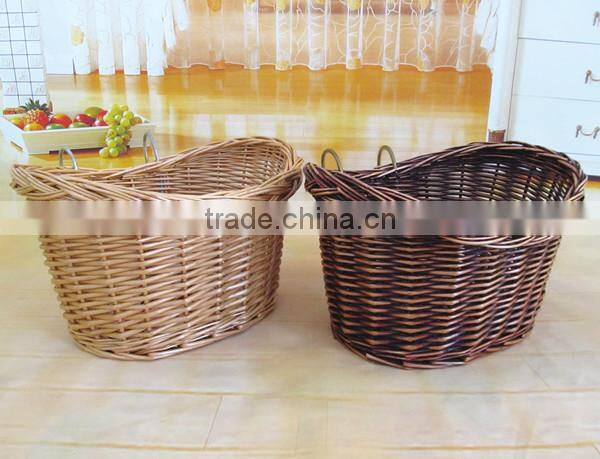 practical and durable bicycle basket wicker
