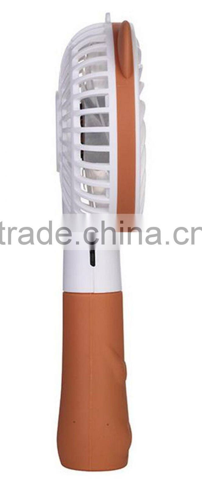 CT-740 The new mini USB charging fan Cartoon charging fan small handheld Outdoor Garden small fan