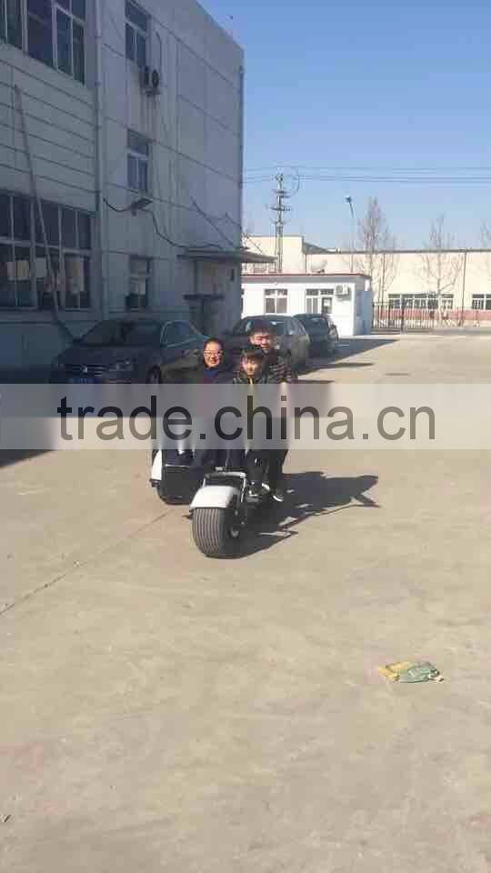 2017 Mini Citycoco 18*9.5 inch 3 Pneumatic Wheels Electric City Scooter City Coco Motor Cycle with 3 seats