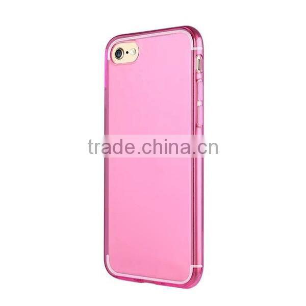 Hot selling dustproof transparent phone case for iphone7,blank TPU back case,ultrathin tpu case for iphone7