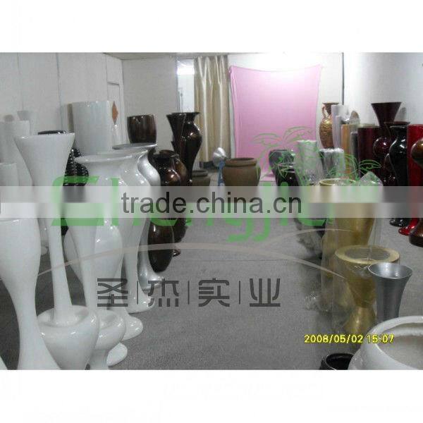 SJLJ013206 Guandong factory wholesale fiberglass flower pots / plant pot / quality garden pot