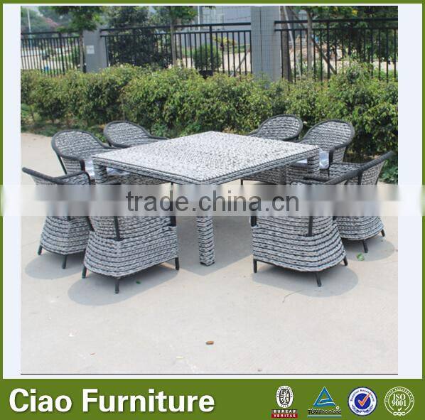 patio outdoor rattan modular design furniture dining set
