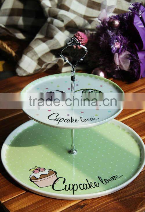 ceramic three-layer plate