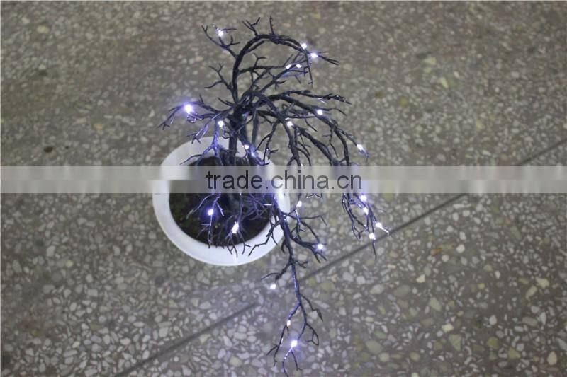 man made resin craft artificial led light bulb potted tree