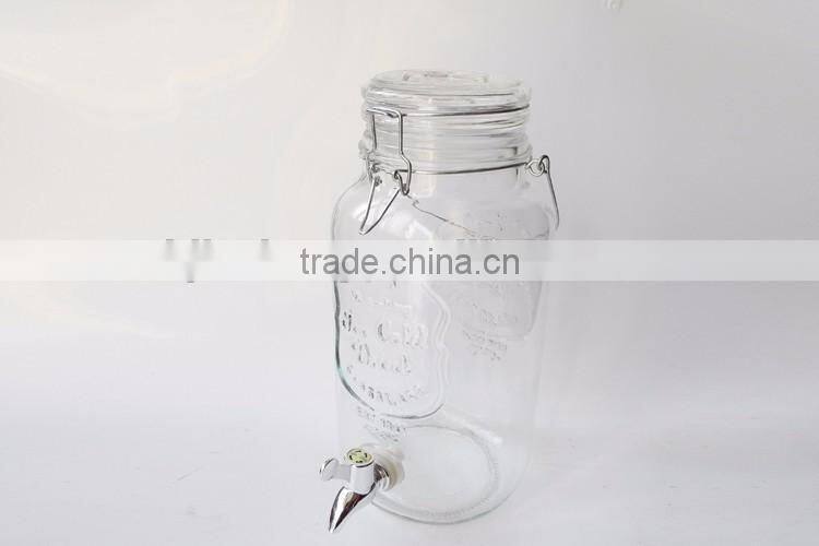 High Quality Glass Beverage Dispenser for Ice Cold Drinking