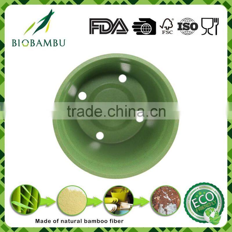 Low price Hot design Degradable plant bamboo pot eco