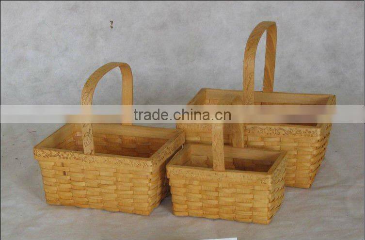 mini wicker baskets wiht handle