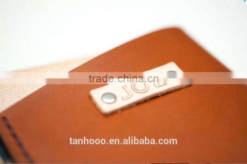 CUSTOMIZED DESIGN CUSTOM PASSPORT HOLDER Leather passport holder with embossed logo