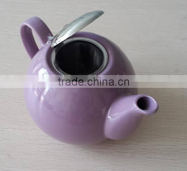 BTHJC-8 factroy direct wholesale ceramic color teapot